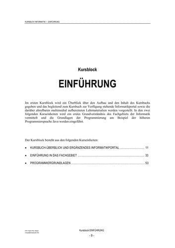 Tapa de Formale Grundlagen der Informatik und Programmierkonzepte am Beispiel von Java ; eine Einfu hrung in die Informatik auf der Grundlage etablierter Lehrbu cher