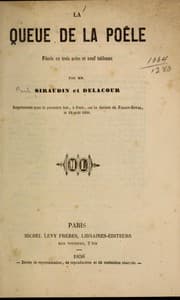 Tapa de La queue de la poêle, féerie en trois actes et neuf tableaux
