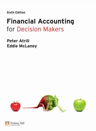 Tapa de Financial accounting for decision makers