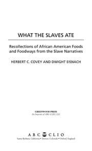 Tapa de What the slaves ate