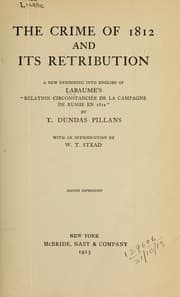 Tapa de The crime of 1812 and its retribution