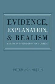 Tapa de Evidence, explanation, and realism