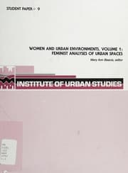 Tapa de Women and urban environments