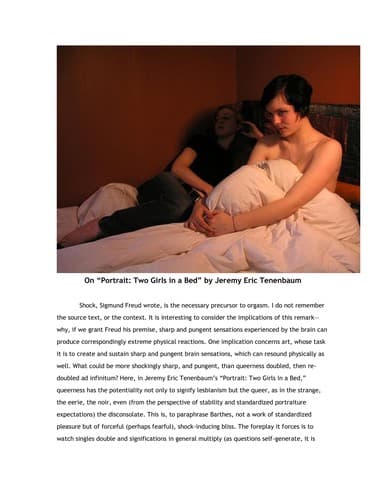 Tapa de Two Girls in a Bed