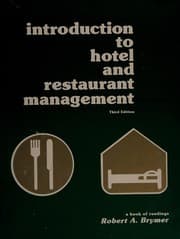 Tapa de Introduction to hotel and restaurant management