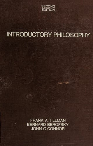 Tapa de Introductory philosophy