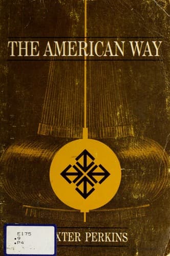 Tapa de The American way.