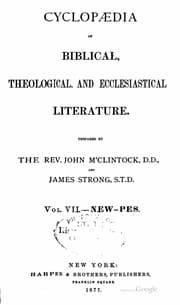 Tapa de Cyclopaedia of Biblical, theological, and ecclesiastical literature