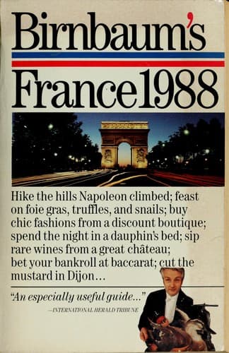 Tapa de Birnbaum's France 1988