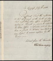 Tapa de Resolution for the Commissioner of the Continental Loan Office in the state of New Hampshire, about damaged Loan Office certificates