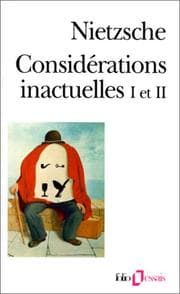 Tapa de Considérations inactuelles I et II