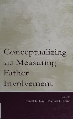 Tapa de Conceptualizing and measuring father involvement