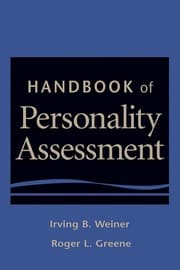 Tapa de Handbook of personality assessment