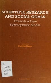 Tapa de Scientific research and social goals