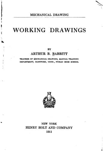 Tapa de Working Drawings
