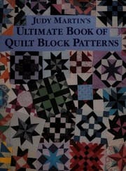 Tapa de Judy Martin's ultimate book of quilt block patterns