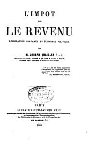 Tapa de L'impôt sur le revenu: législation comparée et économie politique
