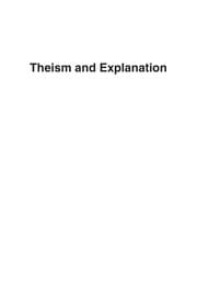 Tapa de Theism and explanation