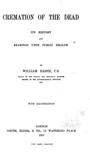 Tapa de Cremation of the Dead: Its History and Bearings Upon Public Health