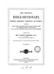 Tapa de The Imperial Bible-dictionary