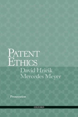 Tapa de Patent ethics