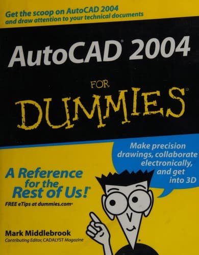 Tapa de AutoCAD 2004 for dummies