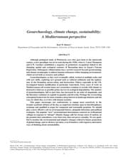 Tapa de Geoarchaeology, climate change, and sustainability