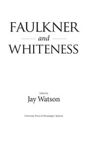Tapa de Faulkner and whiteness