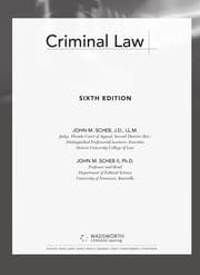Tapa de Criminal law