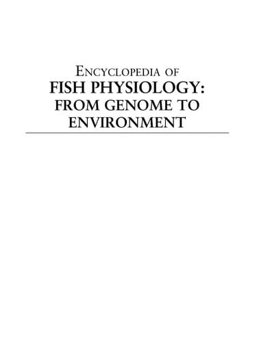 Tapa de Encyclopedia of fish physiology