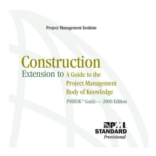 Tapa de Construction Extension to the PMBOK Guide