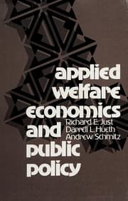 Tapa de Applied welfare economics and public policy