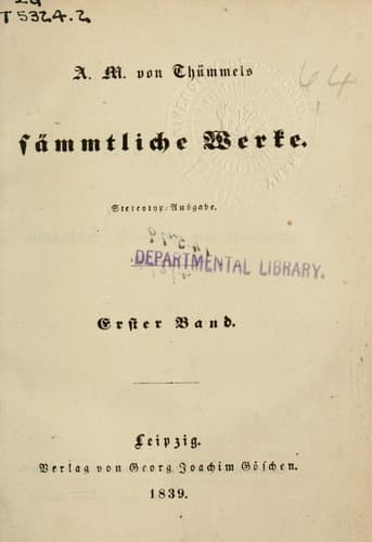 Tapa de Sämmtlichte Werke