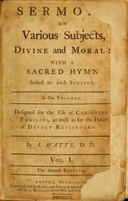 Tapa de Sermons on various subjects, divine and moral