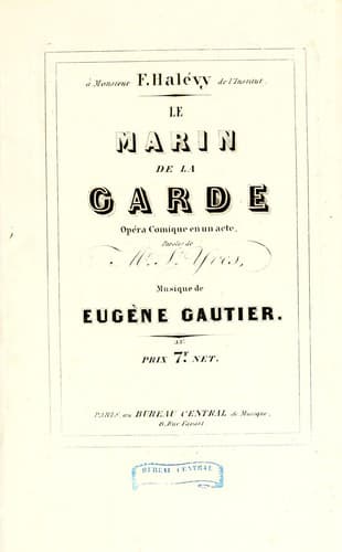 Tapa de Le marin de la garde