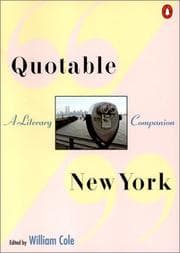 Tapa de Quotable New York