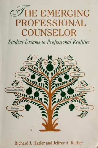 Tapa de The emerging professional counselor