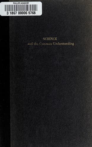 Tapa de Science and the common understanding