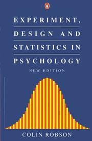 Tapa de Experiment, Design and Statistics in Psychology