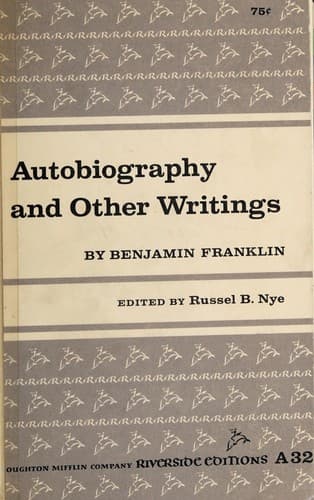 Tapa de Autobiography, and other writings.