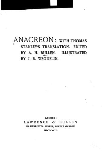 Tapa de Anacreon