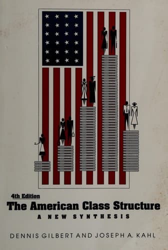 Tapa de The American class structure