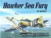 Tapa de Hawker Sea Fury in Action - Aircraft No. 117