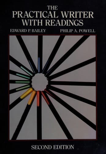 Tapa de The practical writer with readings
