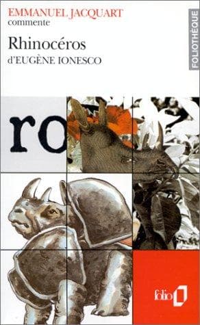 Tapa de Rhinocéros d'Eugène Ionesco