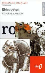 Tapa de Rhinocéros d'Eugène Ionesco