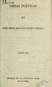 Tapa de Obras poéticas