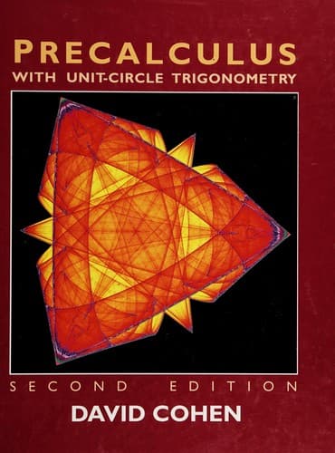 Tapa de Precalculus with unit-circle trigonometry