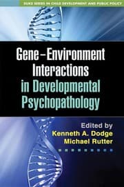 Tapa de Gene-environment interactions in developmental psychopathology
