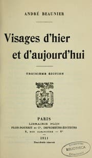 Tapa de Visages d'hier et d'aujourd'hui